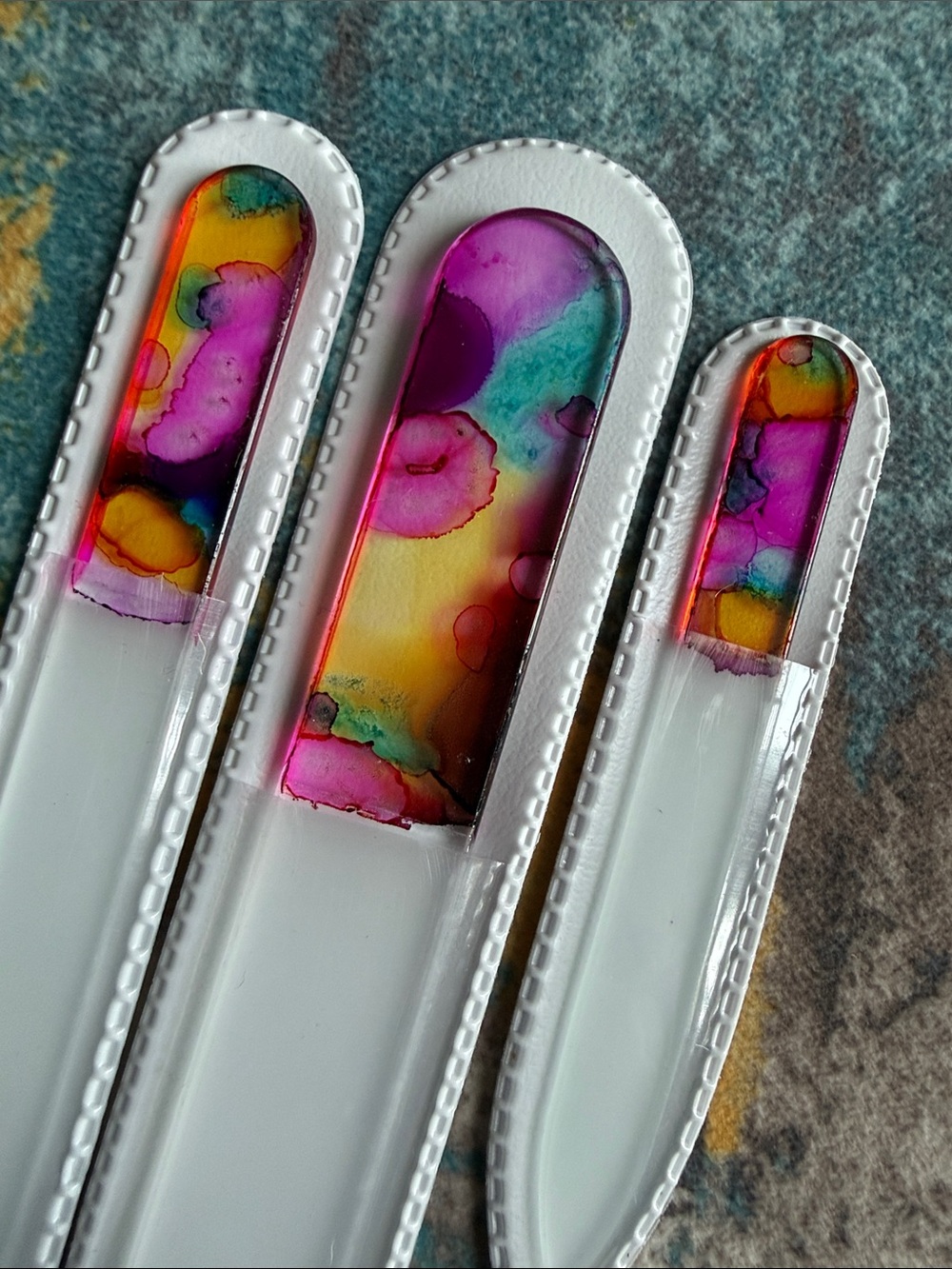 Handcrafted Forever Glass Nail Files (Set of 3)